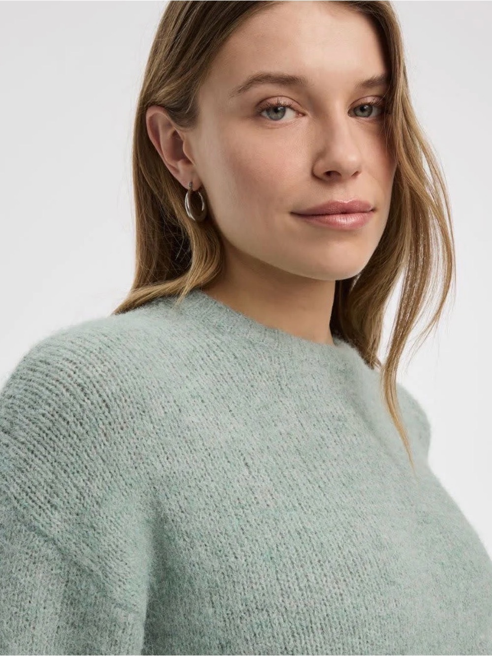 Reitmans Elbow-Sleeve Crew-Neck Loose Sweater, sz S - Picture 3 of 8